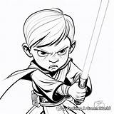 Jedi Coloring Pages  Free & Printable sketch template