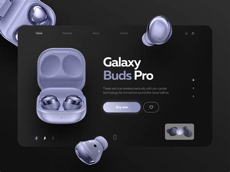 Galaxy Buds Pro concept by Liza on Dribbble