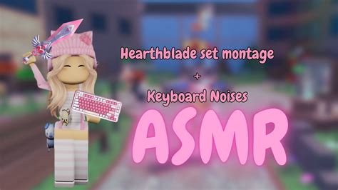 Roblox MM2 Hearthblade set montage (KEYBOARD ASMR) - YouTube