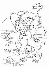 Farm Coloring Pages Getcoloringpagescom sketch template