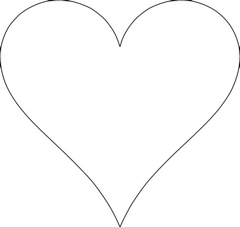 Big Heart Template - ClipArt Best