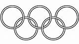 Olympic Rings Coloring Page sketch template