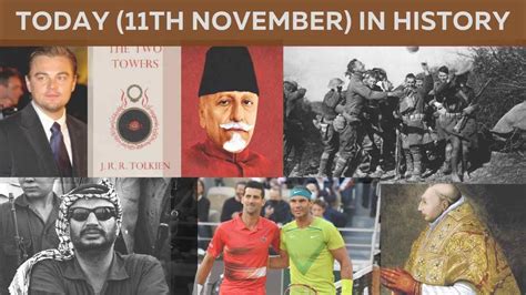 Today (11th November) In History: Significant Events, Famous Birthdays ...