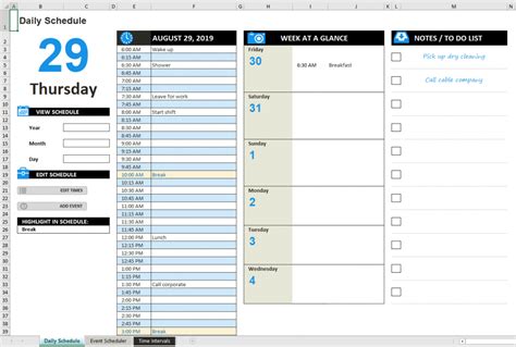 12 Daily Schedule Template Ideas - How to make a schedule - daily time planner - TimeCamp