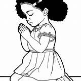 Kids Praying Coloring Pages sketch template
