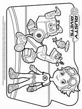 Rusty Rivets coloring Pages sketch template