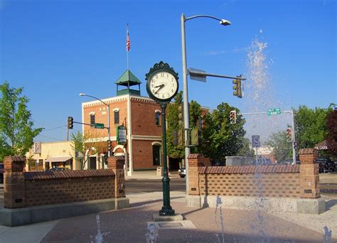 Meridian, ID : An early morning photo along Main Street from Generations Plaza. To see an entire ...