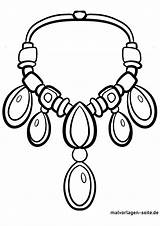 Great coloring page Necklace jewelry  Free pages sketch template