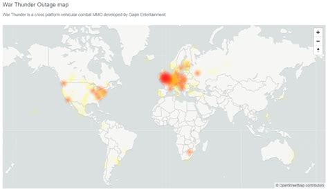 War Thunder live outage map ( Server Maintenance ) 16.02.2020 : r ...