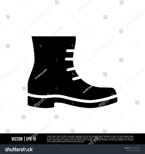 Best Boots Icon Vector Illustration Logo Stock Vector (Royalty Free ...