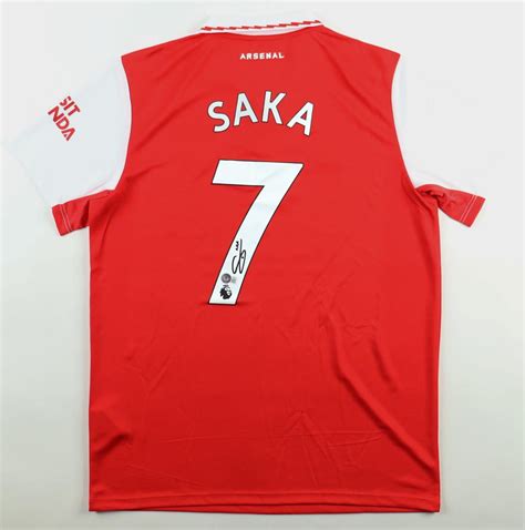 Bukayo Saka Signed Arsenal Jersey (Beckett) | Pristine Auction