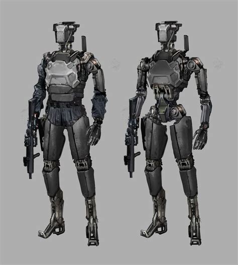 Image result for un robot soldier concept art Futuristic Robot, Futuristic Armour, Futuristic ...