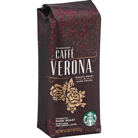 Starbucks, SBK12411949, Caffe Verona 1 lb. Whole Bean Coffee, 1 Each - Walmart.com