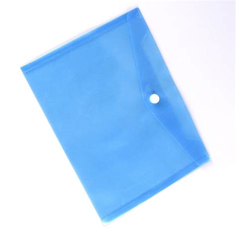PVC Blue Red Button File Folder, For School, Paper Size: A4 at Rs 14 ...