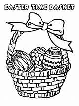 Coloring Pages Easter Baskets sketch template