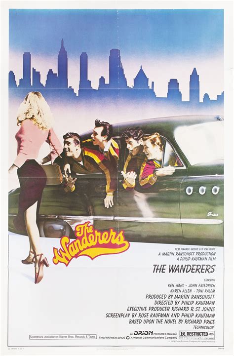 The Wanderers Original 1979 U.S. One Sheet Movie Poster - Posteritati ...