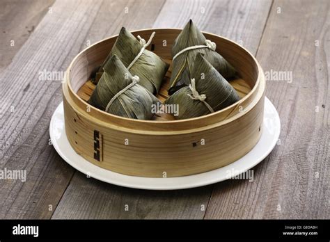 zongzi, chinese rice dumpling, dragon boat festival food Stock Photo ...