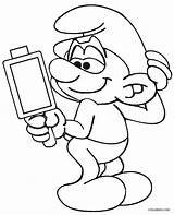 Printable Smurf Coloring Pages For Kids sketch template
