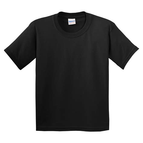 Gildan 5000B Youth Heavy 100% Cotton T-Shirt - Black | Full Source