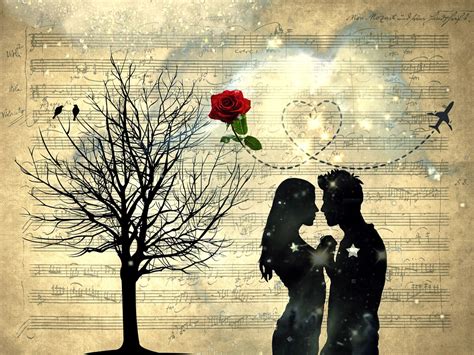 Download Couple Romantic Sheet Music Royalty-Free Stock Illustration Image - Pixabay