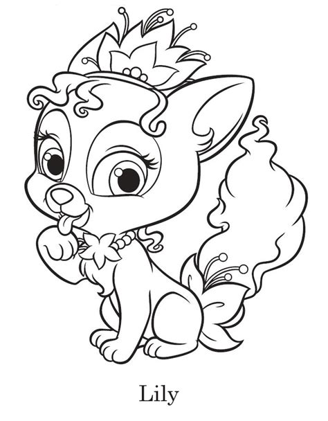 Palace Pets Coloring Pages at GetColorings.com | Free printable colorings pages to print and color