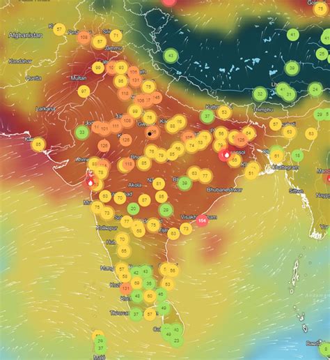 india-air-pollution-map – Thereviewstories