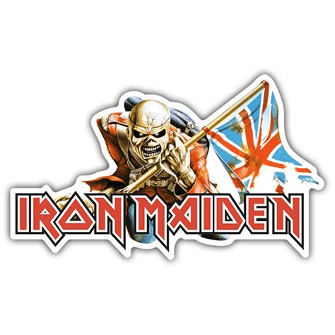 Sticker Iron Maiden - The Trooper | MuralDecal.com