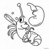 Cute Cartoon Lobster Coloring Page 11512 9509 sketch template