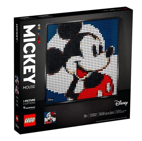 LEGO Unveils New Buildable Disney Art Featuring Mickey Mouse