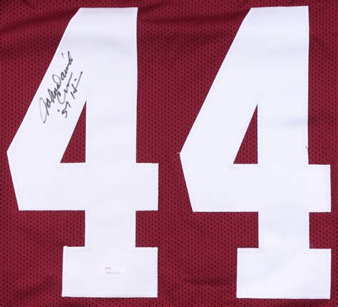 John David Crow Signed Jersey Inscribed "'57 Heisman" (JSA COA ...