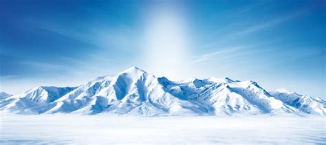 Blue Snow Mountain, Blue, Snow, Mountain Background Image for Free Download