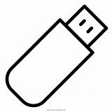 Usb Drive Coloring Page  Free usb For Kids Ultra sketch template