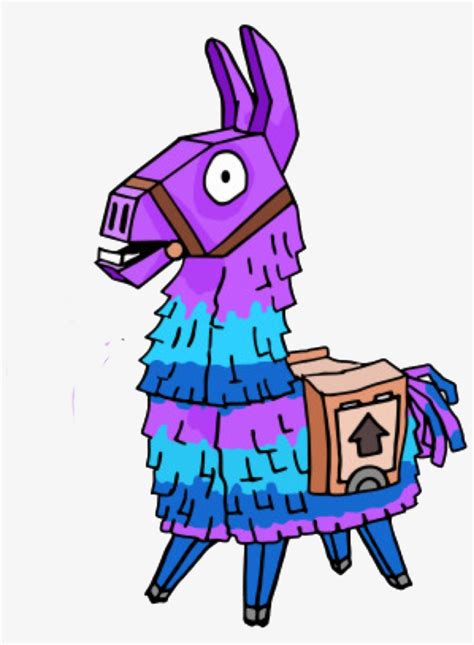 Fortnite Llama Png Transparent Library - Fortnite Llama Drawing - 1024x1288 PNG Download - PNGkit