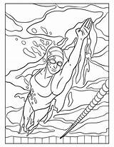 Great Swimmer coloring page  Download Print Or Color Online For Free sketch template