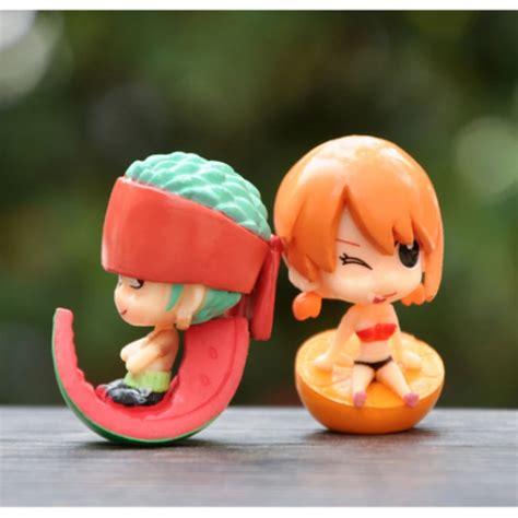 One Piece Figures Luffy Chopper Zoro Nami Usopp Sanji Robin Franky Brook Fruit - Action Figures ...