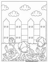 Fence Coloring Page sketch template