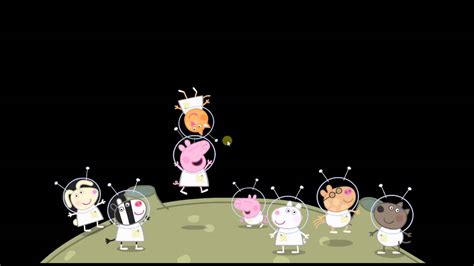 peppa pig fun with friends in the moon - YouTube