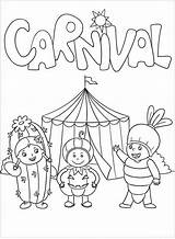 Printable Carnival Coloring Pages sketch template