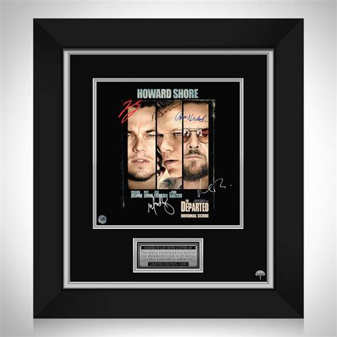 The Departed - Original Motion Picture Soundtrack LP Cover Limited Signature Edition Custom ...