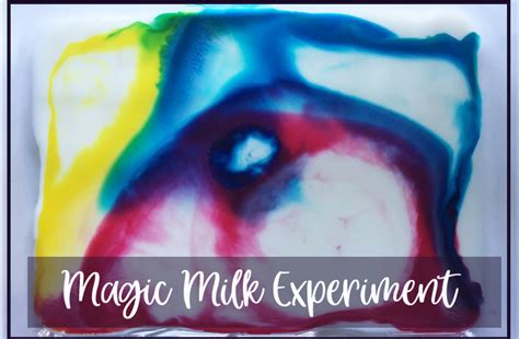 Magic Milk Experiment for kids - Curious and Geeks