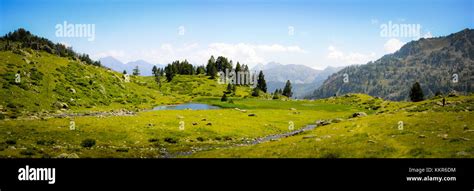 Hiking in Pyrenees Stock Photo - Alamy