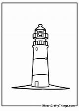 Lighthouses Coloring Pages sketch template