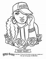 Q U A L R — Women In Hip Hop coloring pages For All Ages sketch template