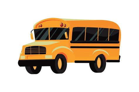 school bus side view 10824944 Vector Art at Vecteezy