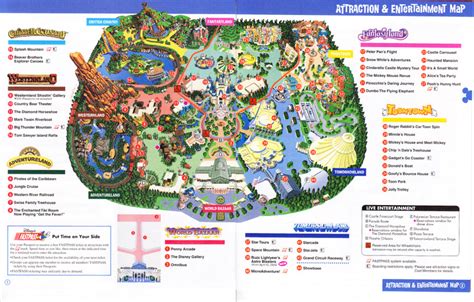 Disneyland Japan Map