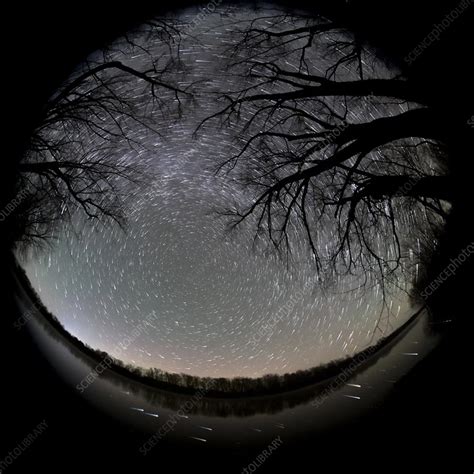 Star trails around the north pole, timelapse - Stock Video Clip - K009 ...