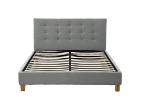 Regency Bed Frame Linen Grey + SleepLite Pocket Spring Mattress ...