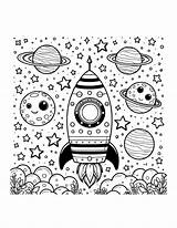 Free Rocket Ship Coloring Pages For Kids sketch template