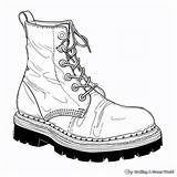 Boot Coloring Pages  Free & Printable sketch template