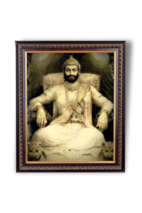 Original Shivaji Maharaj Photo Frame | Maratha King Collectible